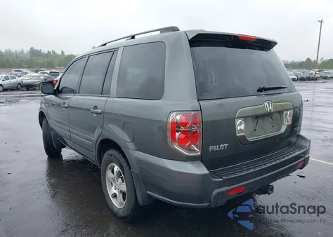 2007 Honda Pilot Ex from USA, damaged, VIN 2HKYF18477H531157